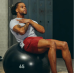 Фитбол  Adidas Gymball черный Уни 65 см  - фото №2